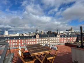 Plaza Mayor private terrace apartment